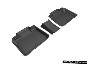 Floor Mat �J�O�[�J�X�^���t�B�b�g���C�i�[�u���b�N2��ڃt���A�}�b�g19-2020�m�[�`���X/ 16-18MKX Kagu Custom Fit Liners Black 2nd Row Floor Mats for 19-2020 Nautilus/16-18 MKX �y���s�A���i�z