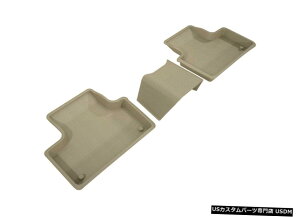 Floor Mat JO[SV^Ci[^2ڃtA}bg2018-2020{{XC60KX Kagu All-Weather Liners Tan 2nd Row Floor Mats for 2018-2020 Volvo XC60 Gas