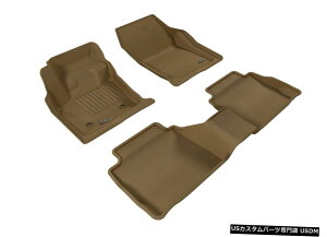 Floor Mat �J�O�[�S�V��^���C�i�[�^��1��ڂ�2��ڃt���A�}�b�g2013-2016�t���[�W���� Kagu All-Weather Liners Tan 1st And 2nd Row Floor Mats for 2013-2016 Fusion �y���s�A���i�z