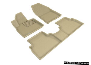 Floor Mat JO[SV^JX^tBbgCi[^1ڂ2ڃtA}bgL1HY09301502 Kagu All-Weather Custom Fit Liners Tan 1st And 2nd Row Floor Mats L1HY09301502