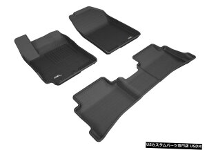 Floor Mat JO[SV^JX^tBbgCi[ubN1ڂ2ڃtA}bgL1HY08701509 Kagu All-Weather Custom Fit Liners Black 1st And 2nd Row Floor Mats L1HY08701509