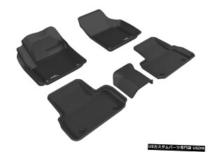 Floor Mat JO[SV^JX^tBbgCi[ubN1ڂ2ڃtA}bgL1LR02101509 Kagu All-Weather Custom Fit Liners Black 1st And 2nd Row Floor Mats L1LR02101509