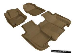 Floor Mat JO[SV^JX^tBbgCi[^1ڂ2ڃtA}bgL1HD04201502 Kagu All-Weather Custom Fit Liners Tan 1st And 2nd Row Floor Mats L1HD04201502