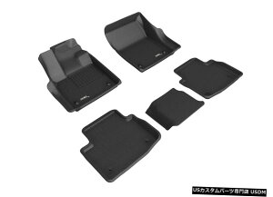 Floor Mat JO[SV^JX^tBbgCi[ubN1ڂ2ڃtA}bgL1JG01401509 Kagu All-Weather Custom Fit Liners Black 1st And 2nd Row Floor Mats L1JG01401509