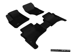 Floor Mat JO[SV^JX^tBbgCi[ubN1ڂ2ڃtA}bgL1VW01201509 Kagu All-Weather Custom Fit Liners Black 1st And 2nd Row Floor Mats L1VW01201509