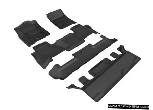 Floor Mat JO[SV^JX^tBbgCi[O[1st2nd 3rdRowtA}bgL1GM01701501 Kagu All-Weather Custom Fit Liners Gray 1st 2nd 3rd Row Floor Mats L1GM01701501