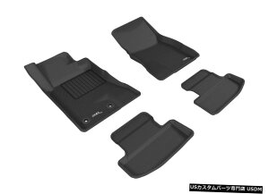 Floor Mat JO[SV^JX^tBbgCi[ubN1ڂ2ڃtA}bgL1FR08501509 Kagu All-Weather Custom Fit Liners Black 1st And 2nd Row Floor Mats L1FR08501509