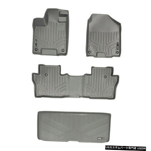 Floor Mat MaxLiner 1st 2nd / Cargo Behind 2nd Row Floor Mat Set Grey for 16-21 Honda Pilot MaxLiner 1st 2nd/Cargo Behind 2nd Row Floor Mat Set Grey for 16-21 Honda Pilot �y���s�A���i�z