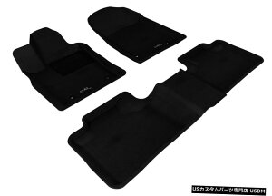Floor Mat JO[SV^JX^tBbgCi[ubN1ڂ2ڃtA}bgL1DG01301509 Kagu All-Weather Custom Fit Liners Black 1st And 2nd Row Floor Mats L1DG01301509