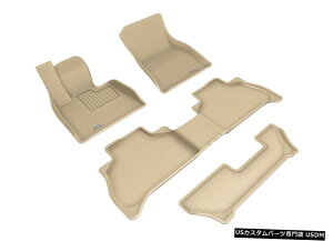 Floor Mat JO[SV^JX^tBbgCi[^1A2A3ڃtA}bgL1BM10701502 Kagu All-Weather Custom Fit Liners Tan 1st 2nd 3rd Row Floor Mats L1BM10701502