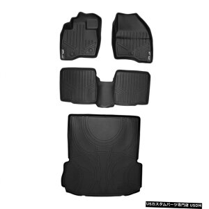 Floor Mat MaxLiner�J�X�^��1st2nd��Cargo Floor Mats for 17-19 Ford Explorer W / O Console MaxLiner Custom 1st 2nd  Cargo Floor Mats for 17-19 Ford Explorer W/O Console �y���s�A���i�z