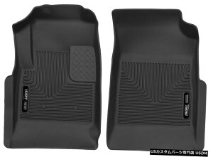 Floor Mat ハスキーX-Actコンターフロントフロアマットブラック15-21シェビーコロラド/ GMCキャニオン Husky X-Act Contour Front Floor Mats Black for 15-21 Chevy Colorado/GMC Canyon