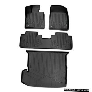 Floor Mat MaxlinertA}bgƃJ[SCi[Zbg2018-2020NTXRX350L / RX450hL Maxliner Floor Mats And Cargo Liner Set For 2018-2020 Lexus RX350L / RX450hL