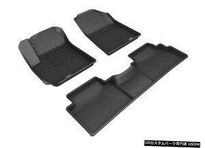 Floor Mat Kagu All Weather Liners 2020-2021 Kia Soul1?2ڂ̃tA}bg Kagu All Weather Liners Black 1st-2nd Row Floor Mats for 2020-2021 Kia Soul