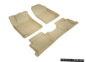 Floor Mat �J�O���C�i�[�^��1?2��ڃt���A�}�b�g�i18?20�G�����g��GT 1��ڎ����p�j Kagu Liners Tan 1st-2nd Row Floor Mats for 18-20 Elantra GT First Row Automatic �y���s�A���i�z