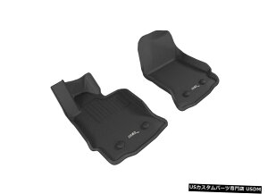 Floor Mat JO[I[EFU[Ci[ubN1ڃtA}bg15-2019RxbgI[g}`bN Kagu All Weather Liners Black 1st Row Floor Mats for 15-2019 Corvette Automatic