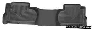Floor Mat 2014-18Vo[h/VG_uLupnXL[X-ActR^[AtA}bgubN Husky X-Act Contour Rear Floor Mat Black for 2014-18 Silverado/Sierra Double Cab