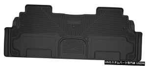 Floor Mat nXL[Ci[X-ActRgDA2ڃtA}bgubN2008-17go[X/GN[u Husky Liners X-Act Contour 2nd Row Floor Mat Black for 2008-17 Traverse/Enclave