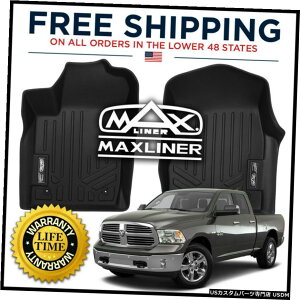 Floor Mat MAXFLOORMAT�t�����g���[�t���A���C�i�[�}�b�g�u���b�N2013-2016�O�����h�`�F���L�[/�f�������S MAXFLOORMAT Front Row Floor Liner Mat Black for 2013-2016 Grand Cherokee/Durango �y���s�A���i�z