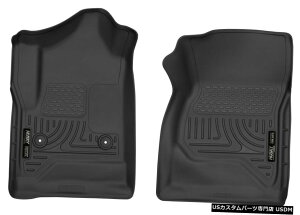 Floor Mat 2014-2018Vo[hVGbOLu1ڃnXL[Ci[X-Act Car Floor Mats For 2014-2018 Silverado Sierra Reg Cab 1st Row Husky Liners X-Act