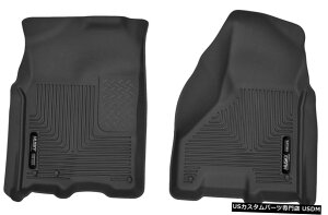 Floor Mat 2010-2018_bWN[Lu/KpnXL[X-ActR^[őOtA}bg Husky X-Act Contour Front Row Floor Mat for 2010-2018 Dodge Ram Crew Cab/Mega