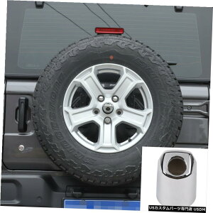 �N���[�����b�L �W�[�v�����O���[JLJLU 18+ Chrome Exterior Rear Camera Decor Cover Trim Bezels For Jeep Wrangler JL JLU 18+