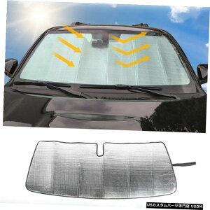 N[bL tgKXToCU[TVF[hA`UVN[g^4i[2017-2019 Front Windshield Sun Visor Sunshade Anti-UV Chrome For Toyota 4Runner 2017-2019