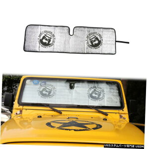 N[bL Ԃ̃tgKXTVF[hJo[fMToCU[W[vO[TJ1997-06 Car Windshield Sunshade Cover Insulation Sun Visor for Jeep Wrangler TJ 1997-06