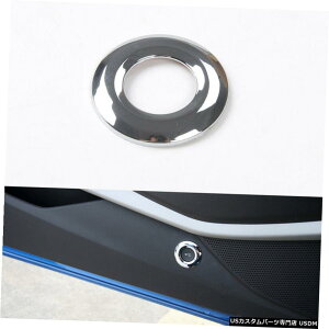 �N���[�����b�L 1x�N���[���g�����N�X�^�[�g�{�^���X�C�b�`�J�o�[�����O�g�����V�{���[�J�}��2017 + 1x Chrome Trunk Start Button Switch Cover Ring Trim For Chevrolet Camaro 2017+