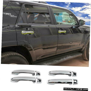 N[bL g^4i[2010-2019N[pOhAnhmugJo[ External Door Handle Knobs Trim Decor Cover For Toyota 4Runner 2010-2019 Chrome