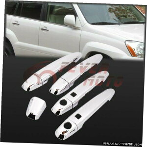 N[bL NTXGX470RX330 RX350 2003-2009 FM Chrome Side Door Handle Cover Trims Fit For Lexus GX470 RX330 RX350 2003-2009 FM