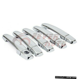 N[bL 2006-2012g^RAV4gvN[ABSTChhAnhJo[gFM For 2006-2012 Toyota RAV4 Triple Chrome ABS Side Door Handle Cover Trim FM