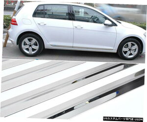 N[bL VWSt7Mk7 /St7.5pX`[{fBTChhA[fBOveN^[g14-19 Steel Body Side Door Molding Protector Trim For VW Golf 7 Mk7 / Golf 7.5 14-19