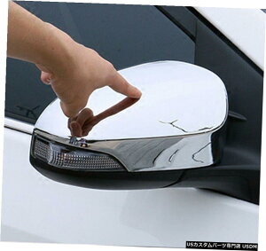 N[bL N[ANZT[TChhA~[Jo[g2g^C-HR2016-2020 Chrome Accessories Side Door Mirror Cover Trim 2pcs For Toyota C-HR 2016-2020