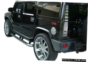 N[bL n}[H2N[nEWONAYtLEDAu[Le[CgyA2PC For Hummer H2 Chrome Housing Clear Lens Full LED Rear Brake Tail Lights Pair 2PC
