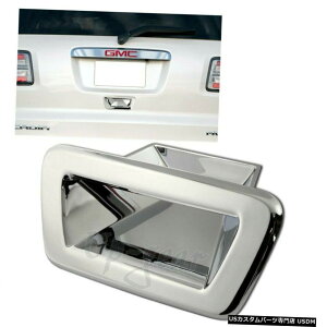 �N���[�����b�L 2006- 2012�NGMC�A�J�f�B�A�~���[�N���[�����A�e�[���Q�[�g�h�A�n���h���J�o�[�L���b�v For 2006-2012 GMC Acadia Mirror Chrome Rear Tailgate Door Handle Cover Cap