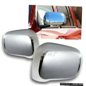 �N���[�����b�L 2006-2009�N�O�H���C�_�[�N���[��ABS�v���X�`�b�N�T�C�h�~���[�J�o�[�L���b�v2-PCS For 2006-2009 Mitsubishi Raider Chrome ABS Plastic Side Mirror Cover Cap 2-PCS