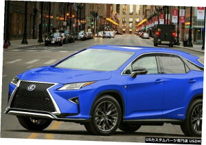 N[bL 16-18NTXRX350RX450HEBhEoCU[iN[[fBOtj+ 4PCS̃TChNbv For 16-18 Lexus RX350 RX450H Window Visor W/ Chrome Molding+Side Clips On 4PCS