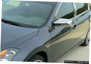 N[bL 07-12YAeB}~[N[2PCSABSTCh~[Jo[W / OVOiJbg For 07-12 Nissan Altima Mirror Chrome 2PCS ABS Side Mirror Cover W/O Signal Cut
