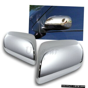 N[bL 2004-2009g^vEXN[ABSvX`bNTCh~[Jo[LbvLH + RH 2-PCS For 2004-2009 Toyota Prius Chrome ABS Plastic Side Mirror Cover Cap LH+RH 2-PCS