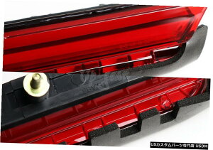 N[bL 2011- 2016NTCItCN[nEWObhYLEDXgbvT[hu[LXgbvCg For 2011-2016 Scion tC Chrome Housing Red Lens LED Strip Third Brake Stop Light