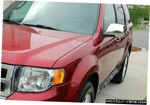 N[bL 2008-2010}c_gr[gN[ABSvX`bNTCh~[Jo[g2PCS For 2008-2010 Mazda Tribute Chrome ABS Plastic Side Mirror Cover Trim 2PCS