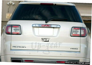 クロームメッキ GMCアカディアミラークロームABSプラスチックリアテールゲートドアハンドルカバーキャップ用 For GMC Acadia Mirror Chrome ABS Plastic Rear Tailgate Door Handle Cover Cap