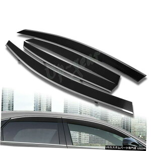 N[bL 2015-2018NTXNX200t / NX300HEBhEoCU[NbvIN[[fBOX[N For 2015-2018 Lexus NX200t/NX300H Window Visor Clip On W/ Chrome Molding Smoke