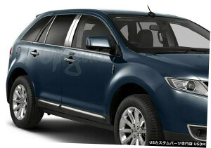 �N���[�����b�L 2007-2014�t�H�[�h�G�b�W�X�e�����X�|���b�V���N���[���h�A�s���[�g�����J�o�[6PCS For 2007-2014 Ford Edge Stainless Polish Chrome Door Pillar Trim Cover 6PCS �y���s�A���i�z