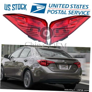 N[bL 2017 20182019g^J[SE / XLE / XSEe[CgvAE^[u[LCg For 2017 2018 2019 Toyota Corolla SE/XLE/XSE Tail Lights Lamps Outer Brake Light