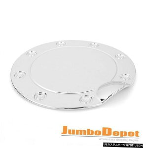 クロームメッキ クロームABS燃料ガスタンクキャップドアカバートリムフィットフォードF150F-150 2015-2018 Chrome ABS Fuel Gas Tank Cap Door Cover Trim Fit for Ford F150 F-150 2015-2018