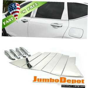 N[bL USN[TChhAnhEBhEs[|XgJo[ZbgtBbg2017-2020z_CRV US Chrome Side Door Handle Window Pillar Post Covers Set Fit 2017-2020 Honda CRV