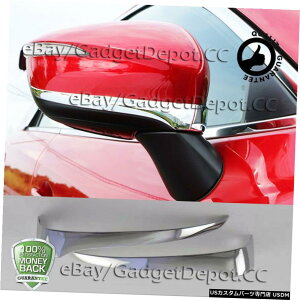 N[bL 2013-20152016}c_CX-5CX5N[~[{gXgCvx[gJo[ For 2013-2015 2016 Mazda CX-5 CX5 Chrome Mirror Bottom Stripe Bezel Trim Cover