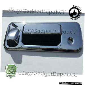 N[bL 2014 2015 2016 2017 TOYOTA TundraN[e[Q[gJo[iJƃL[z[tj For 2014 2015 2016 2017 TOYOTA Tundra Chrome Tailgate Cover W/ Camera  Key Hole